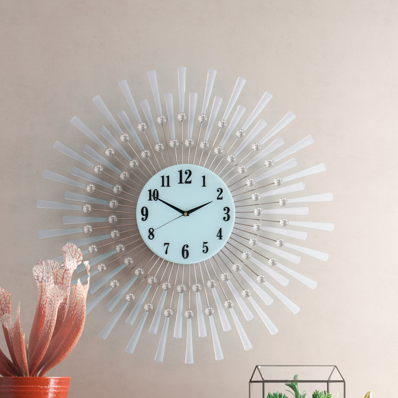 Corrigan Studio Greta Sunburst Handmade Crystal Jewel Elegant Wall